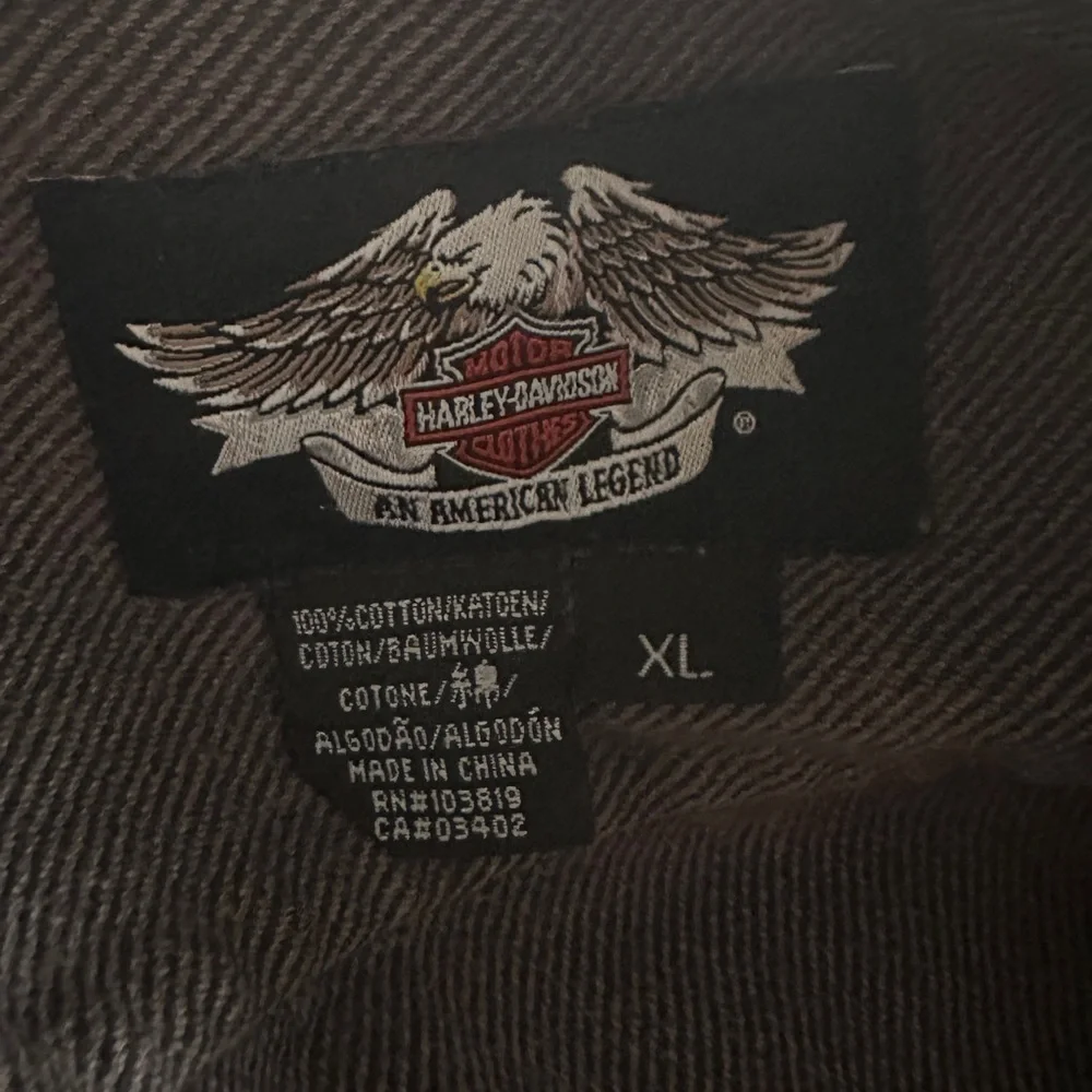 Mens Harley Davidson LS Gray XL - Picture 5 of 5